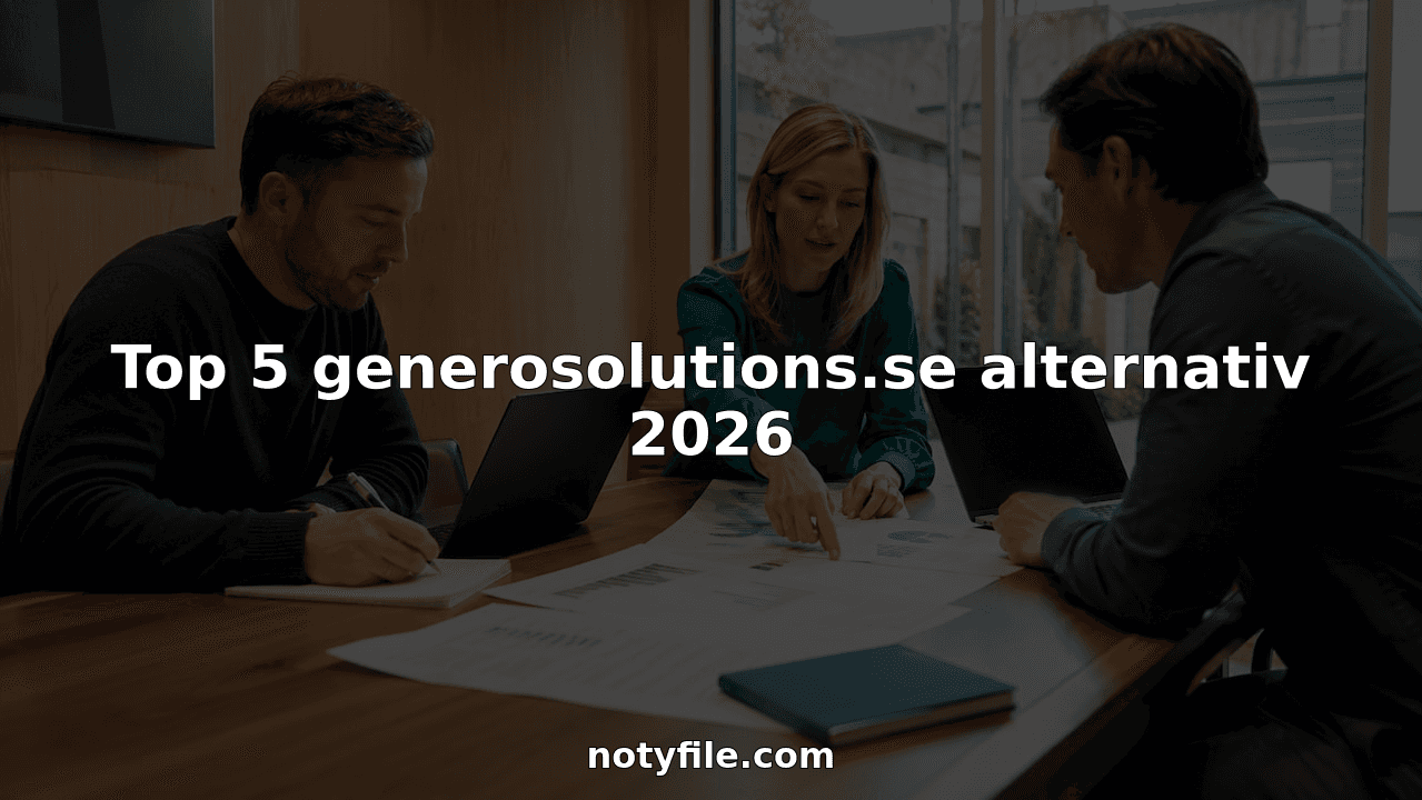 Top 5 generosolutions.se alternativ 2026