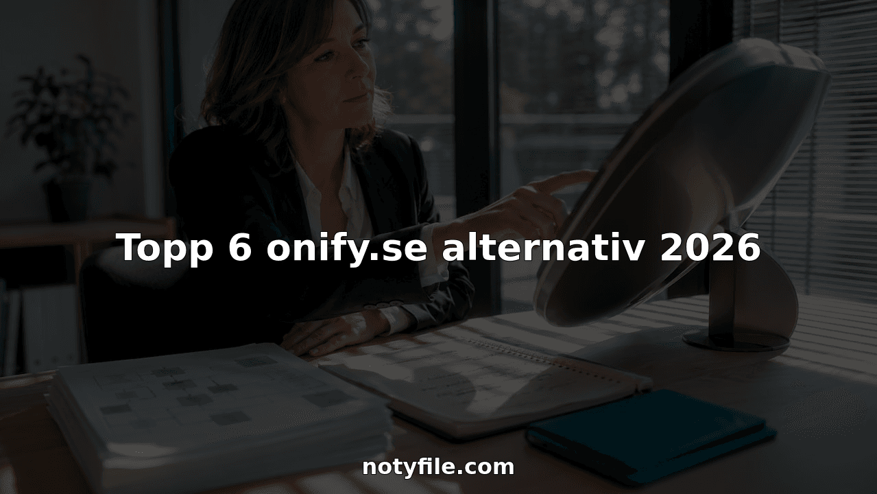 Topp 6 onify.se alternativ 2026