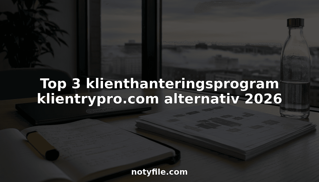 Top 3 klienthanteringsprogram klientrypro.com alternativ 2026
